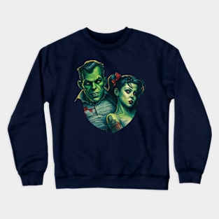 Love and Horror Flix Crewneck Sweatshirt